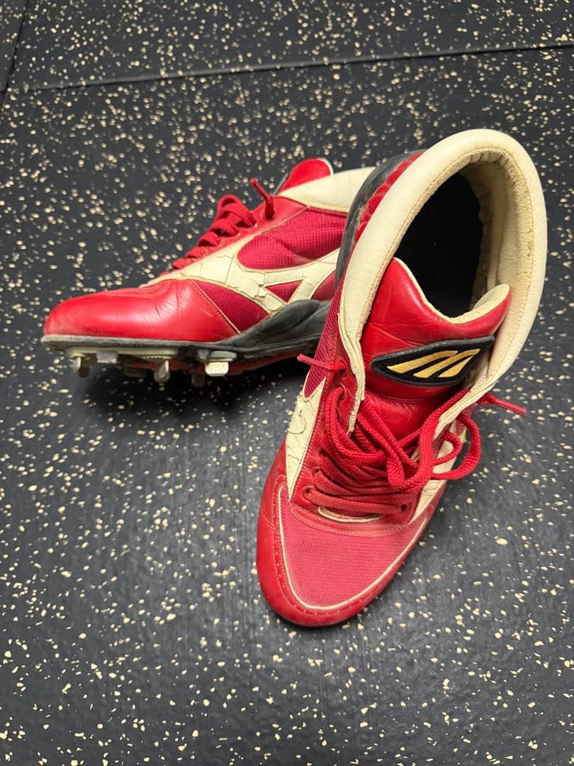 Mizuno 元プロ野球 田口壮選手サイン入り実使用スパイク Mizuno 元プロ野球 田口壮選手サイン入り実使用スパイク Mizuno 元プロ