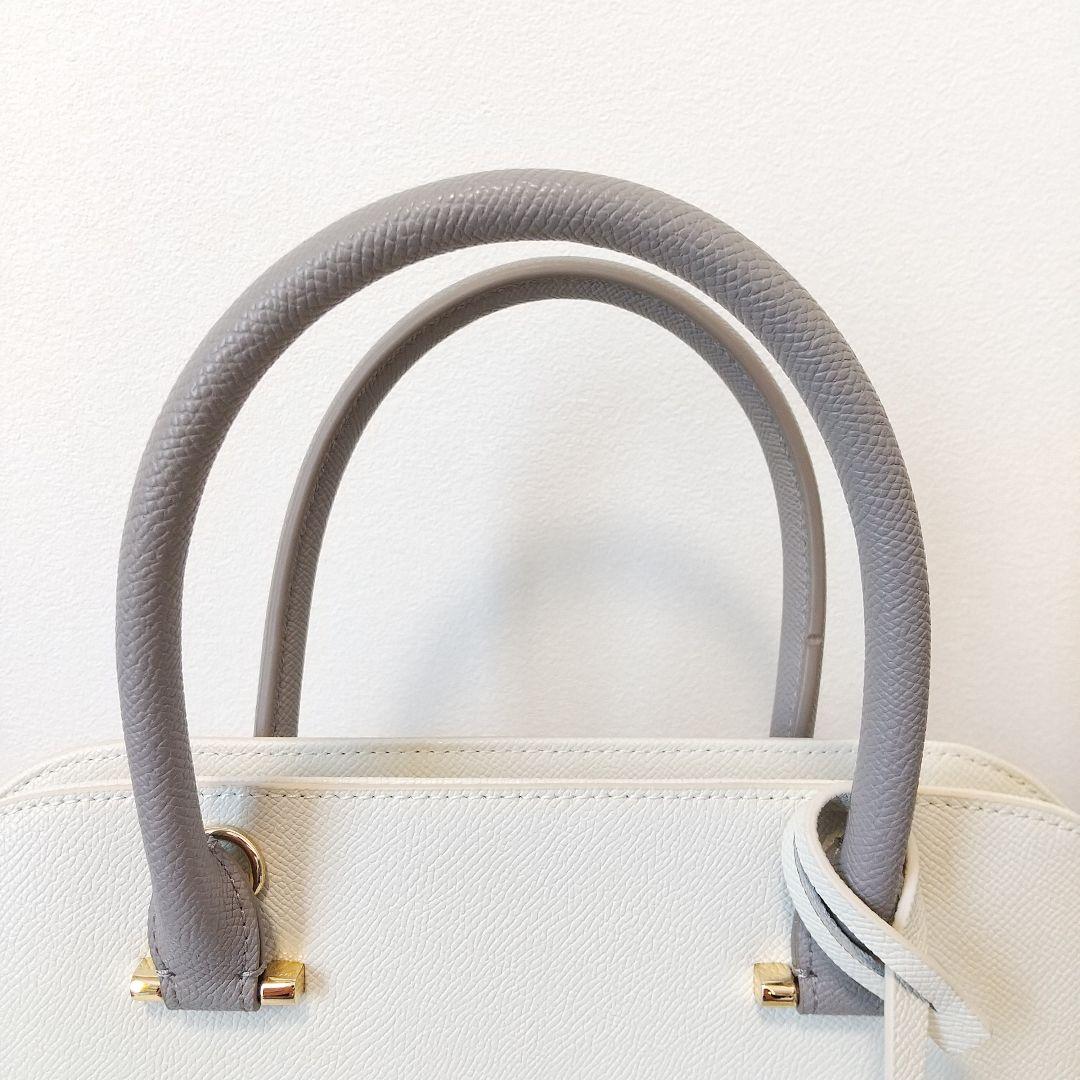 新品 ダイアナ ハンドバッグ ショルダーバッグ 2way 白 グレー バイ