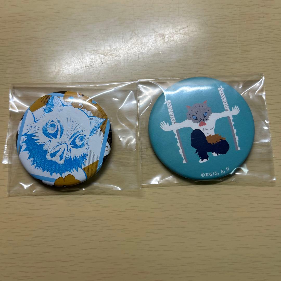 鬼滅の刃 嘴平伊之助 缶バッジ 2点 - メルカリ