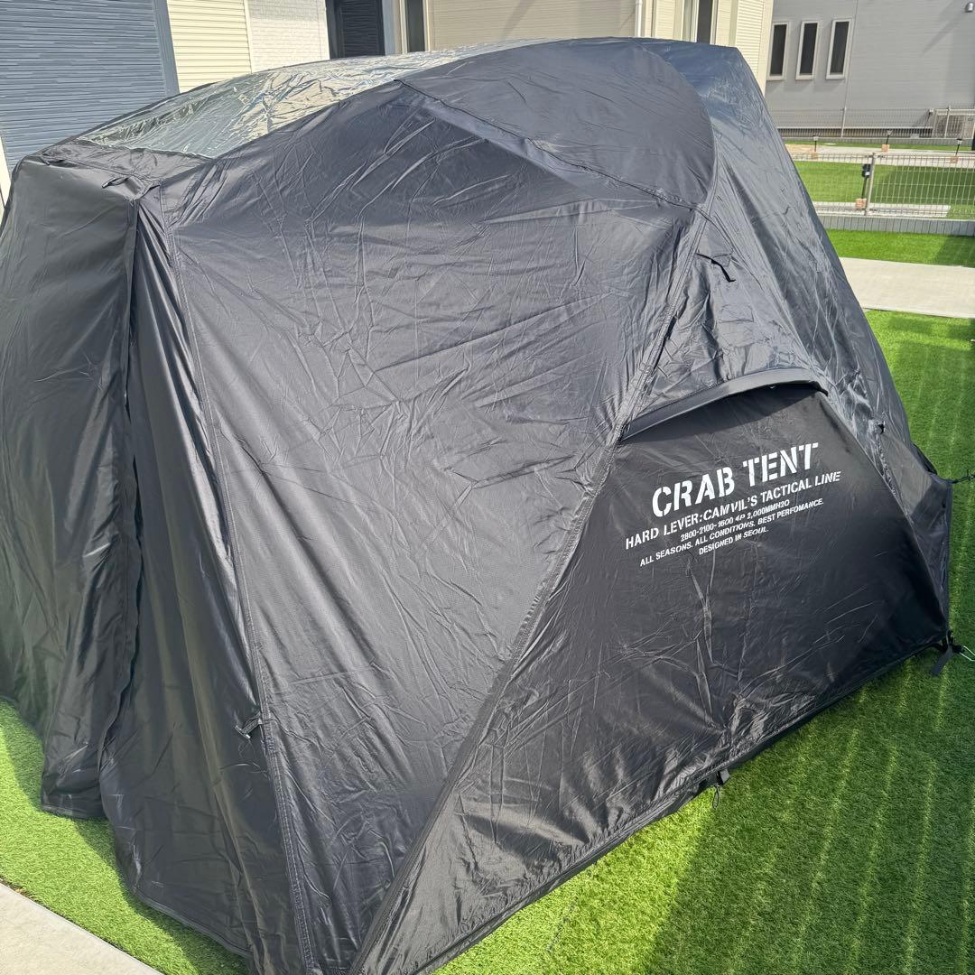 Camvil Crab 4P TCテント カニテント ブラック TPU仕様 - メルカリ