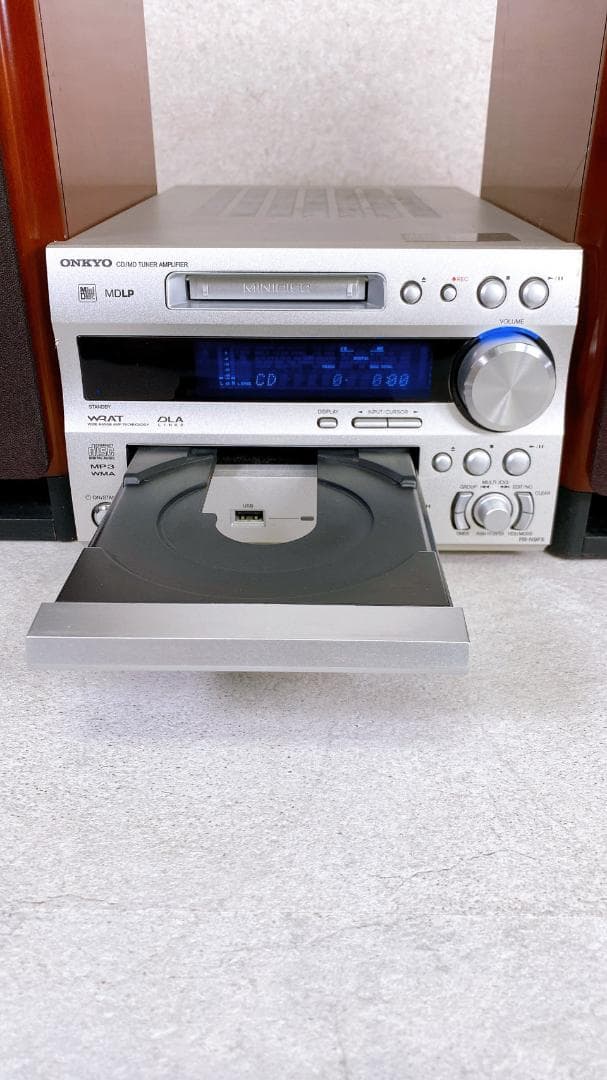 ONKYO X-N9FX CD/MDコンポ スピーカー付 リモコン付 - メルカリ