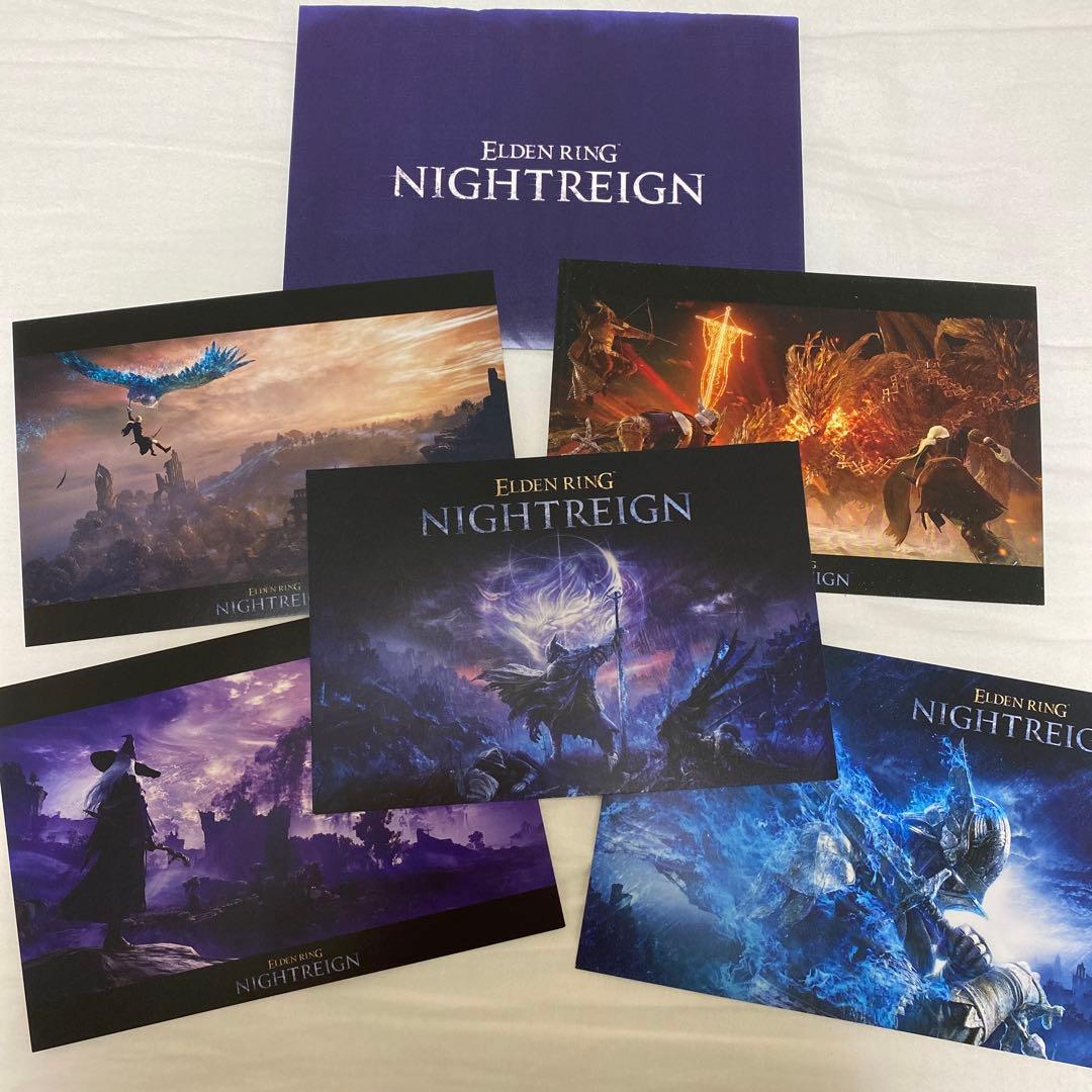 エルデンリング ナイトレイン Amazon予約限定特典ポストカード 5枚