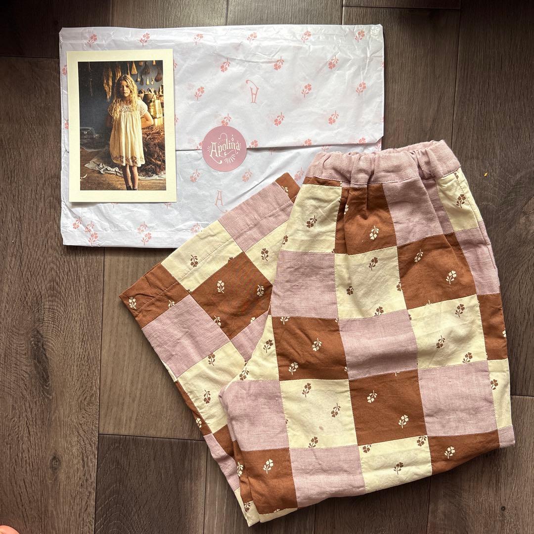 ボトムス・スパッツ Apolina Molly Trouser Patchwork 5-7y Molly' Pants - Forest – Sage Kids