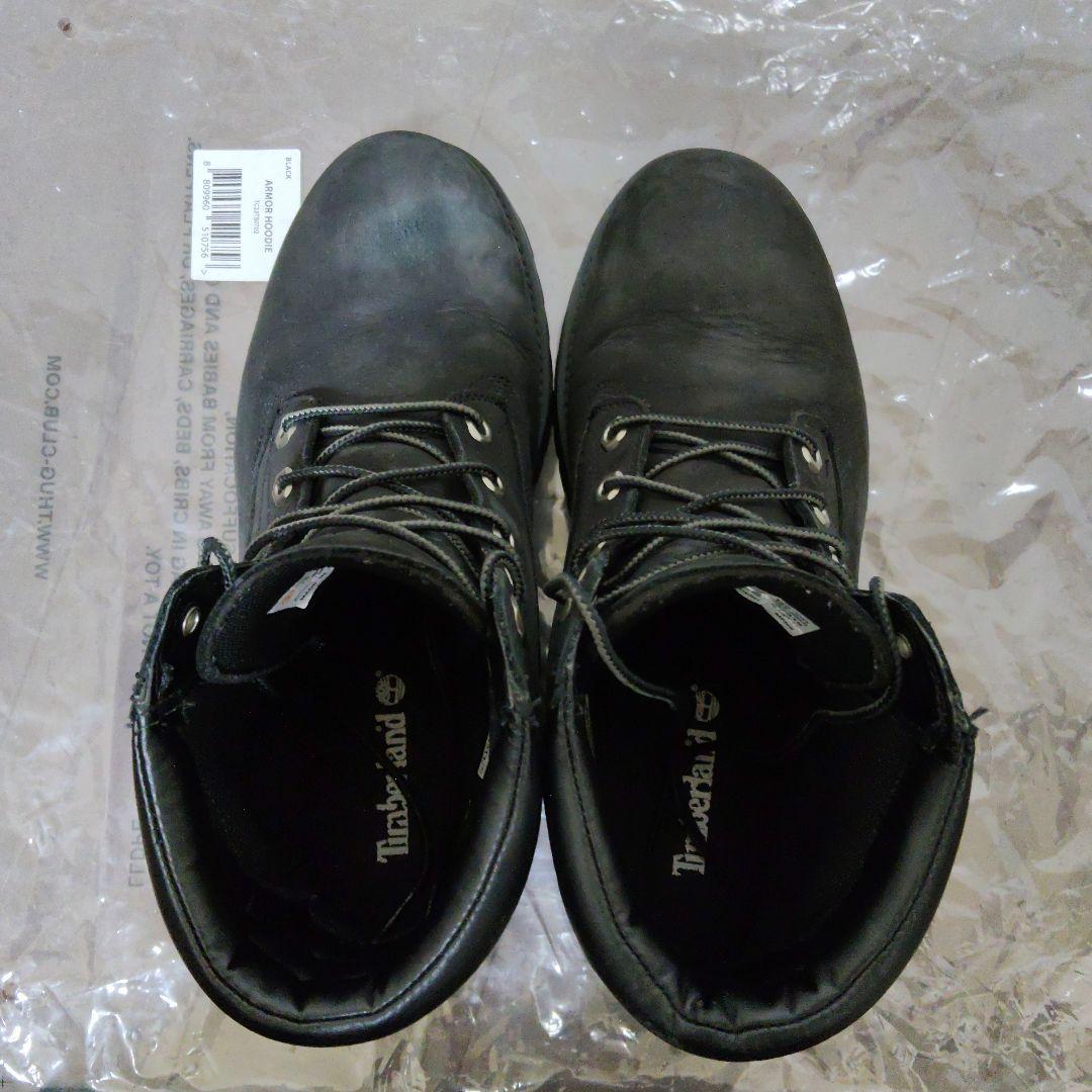 ティンバーランド ブラックブーツ 25.5cm