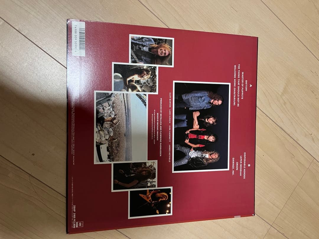 メタリカ Master of Puppets ジャパン 日本 オリギナル