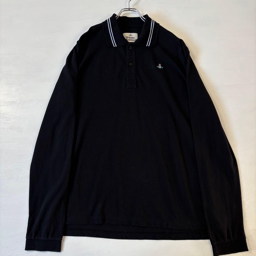 トルコ製 ヴィヴィアン・ウエストウッド 長袖ポロシャツ 2XLサイズ