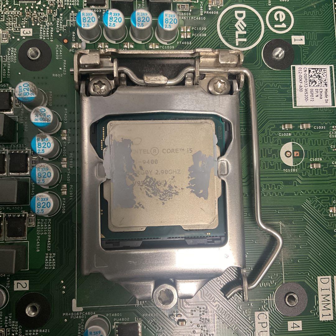 ジャンク］Dellデスクトップパソコンi5-9400本体と電源ケーブルのみ