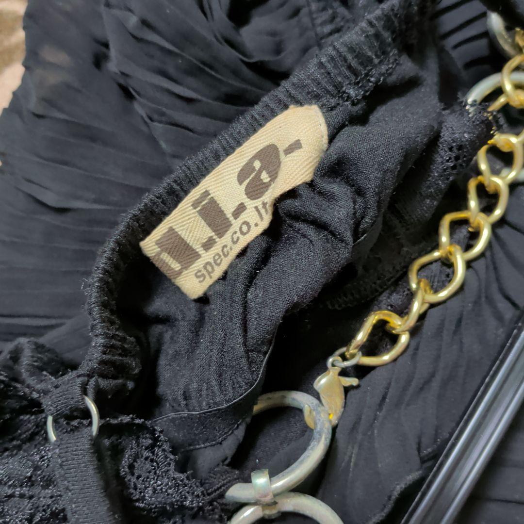 d.i.a★ギャル★希少★SPEC プリーツ黒キャミソール