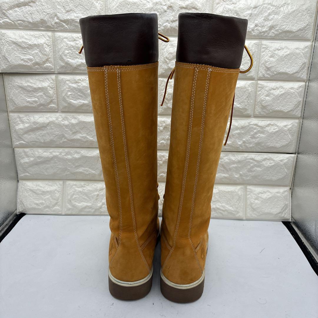 【良品】ティンバーランド ロングブーツ 23345 イエローヌバック 6.5W