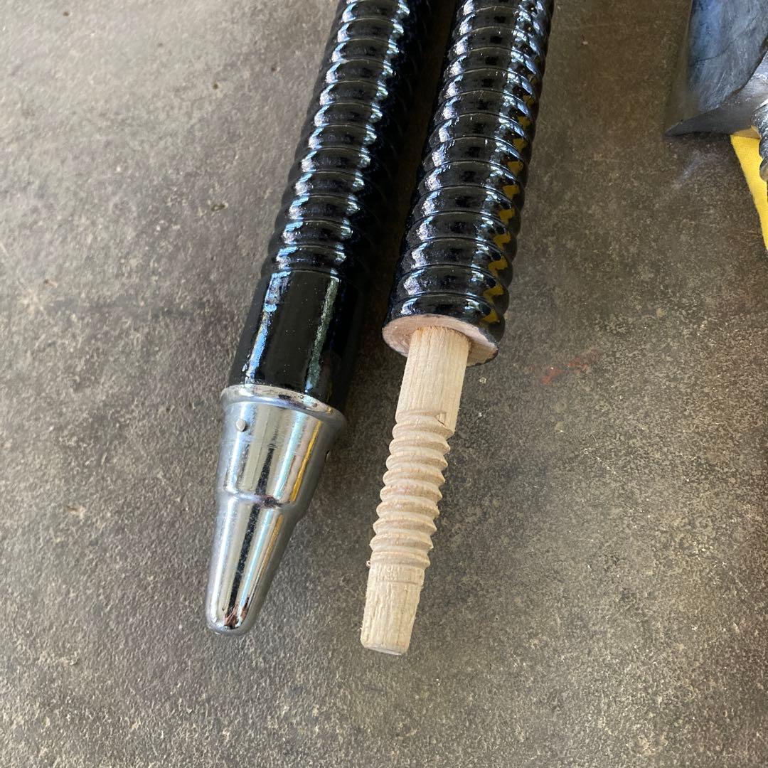 m*i様 優勝旗 校旗 社旗 旗棒 千段巻棒 天然木 スタンド 専用ケース