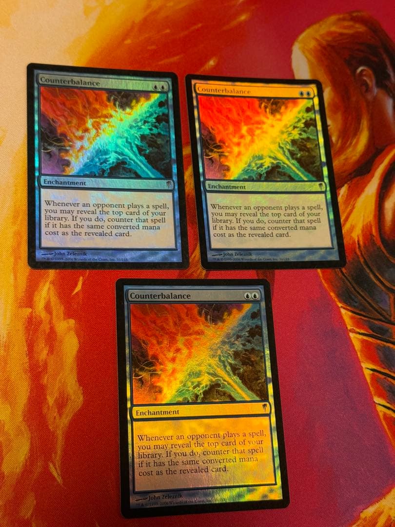 MTG 相殺 英語 foil 3枚 初版 ※値下げ中