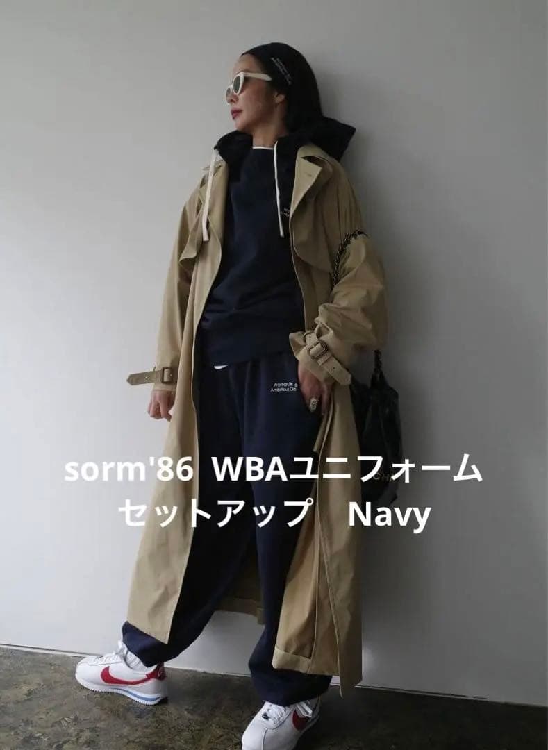 即完売！大人気sorm'86 WBAユニフォーム スウェットセットアップNavy
