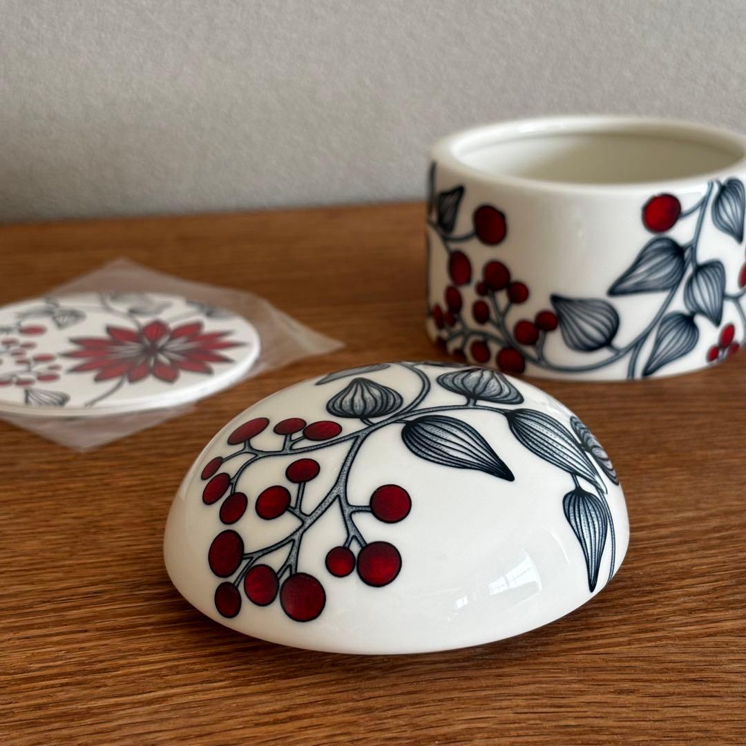 アラビア ルノ フロストベリー 蓋付きジャー コースター 2枚 - メルカリ