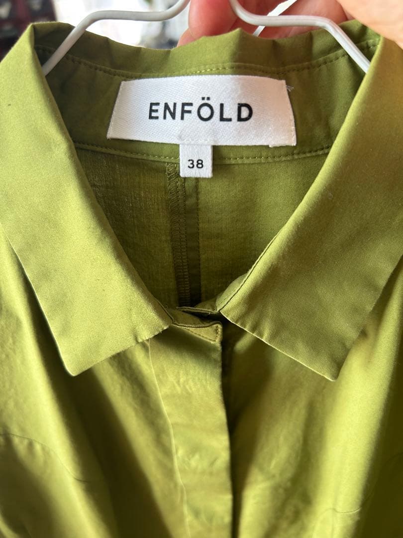 ❤️ENFOLD ブロードデフォルメカーブ変形シャツ❤️1／31迄削除予定