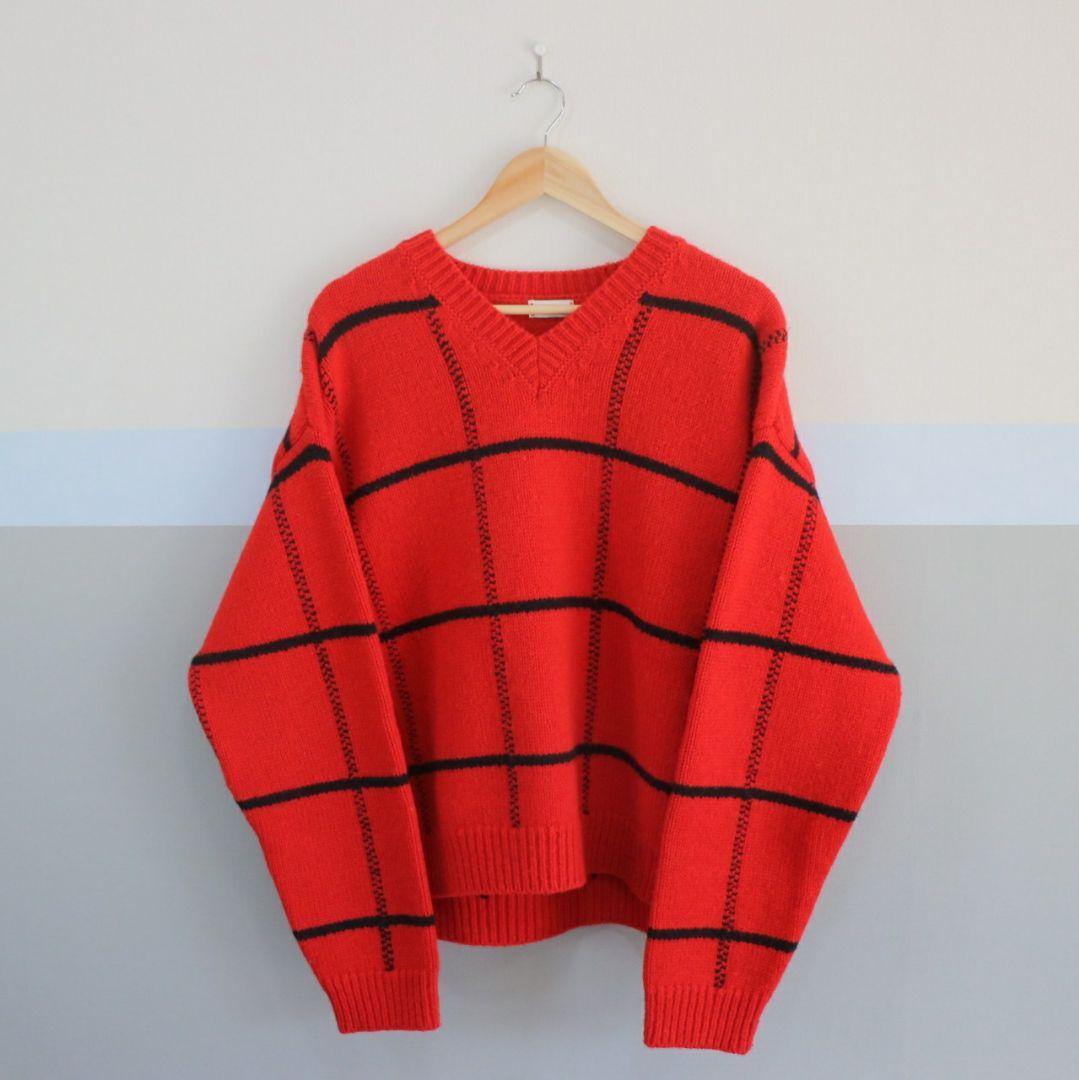 DRIES VAN NOTEN 17AW Vネックニット サイズS Dries Van Notenのネイビー Vネックセーターがセール中