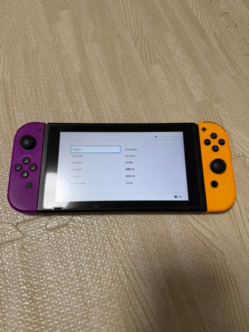 Nintendo Switch 本体 バッテリー強化版 ネオンパープル/オレンジ