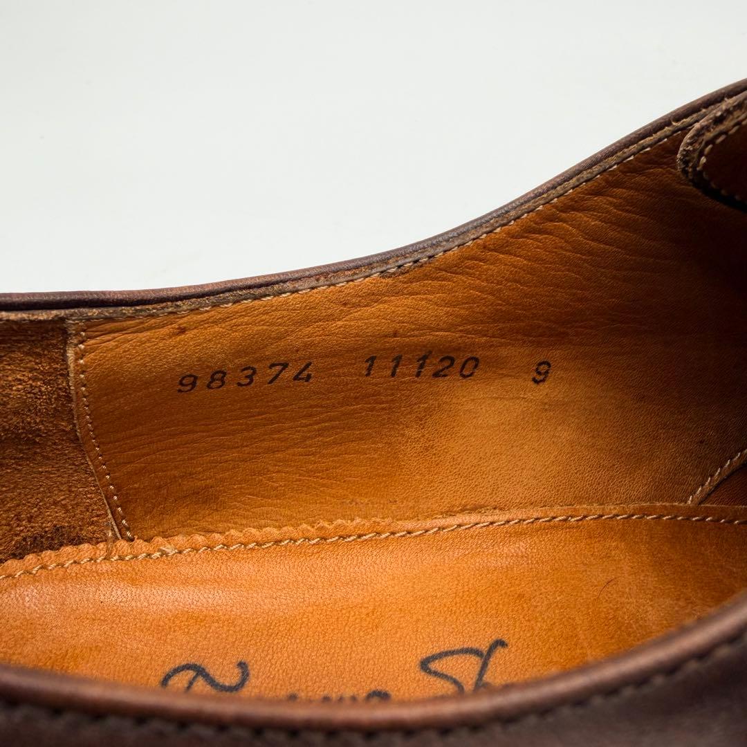 ジャランスリウァヤ ダブルモンクストラップ 27.5cm ブラウン 革靴