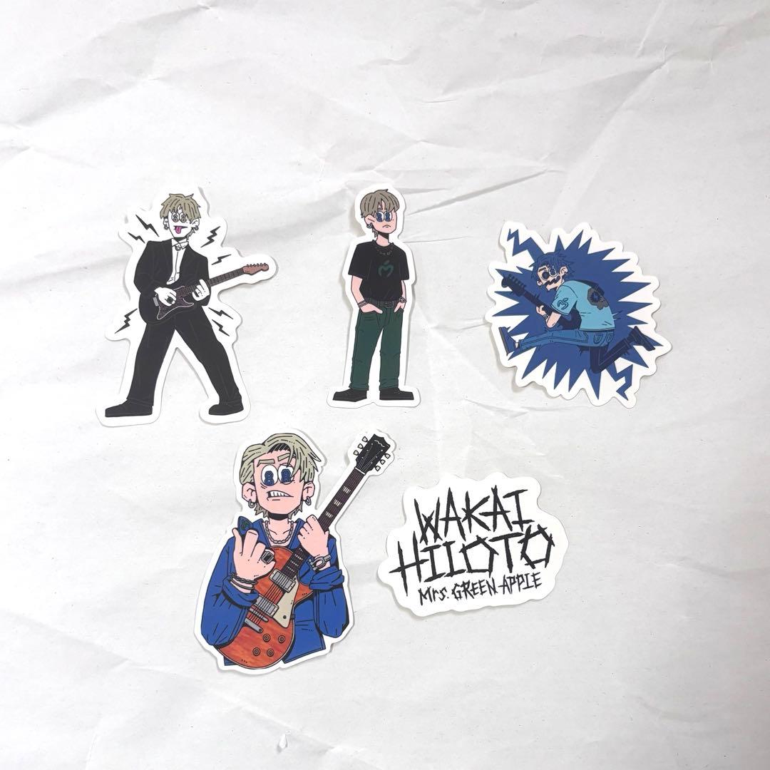 Mrs. GREEN APPLE 若井滉斗 バースデーグッズ ステッカー - メルカリ