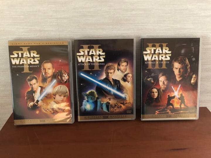 【送料込み】スター・ウォーズ エピソード1,2,3(DVD) Amazon.co.jp: スターウォーズ DVDまとめて6点(9枚)セット/トリロジー