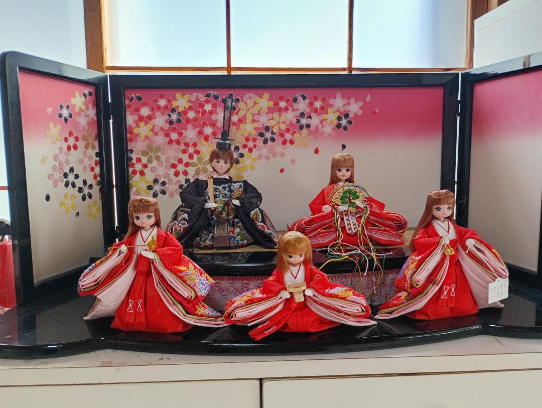 雛人形 リカちゃん はると君 親王雛セット リメイク品 - メルカリ