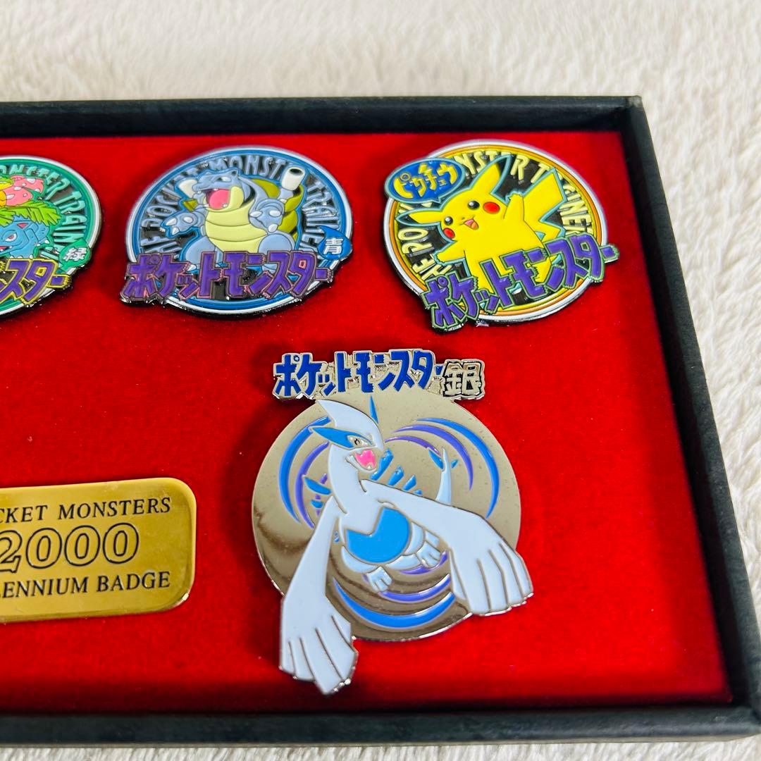 希少】ポケットモンスター ミレニアムピンバッジセット 2000年