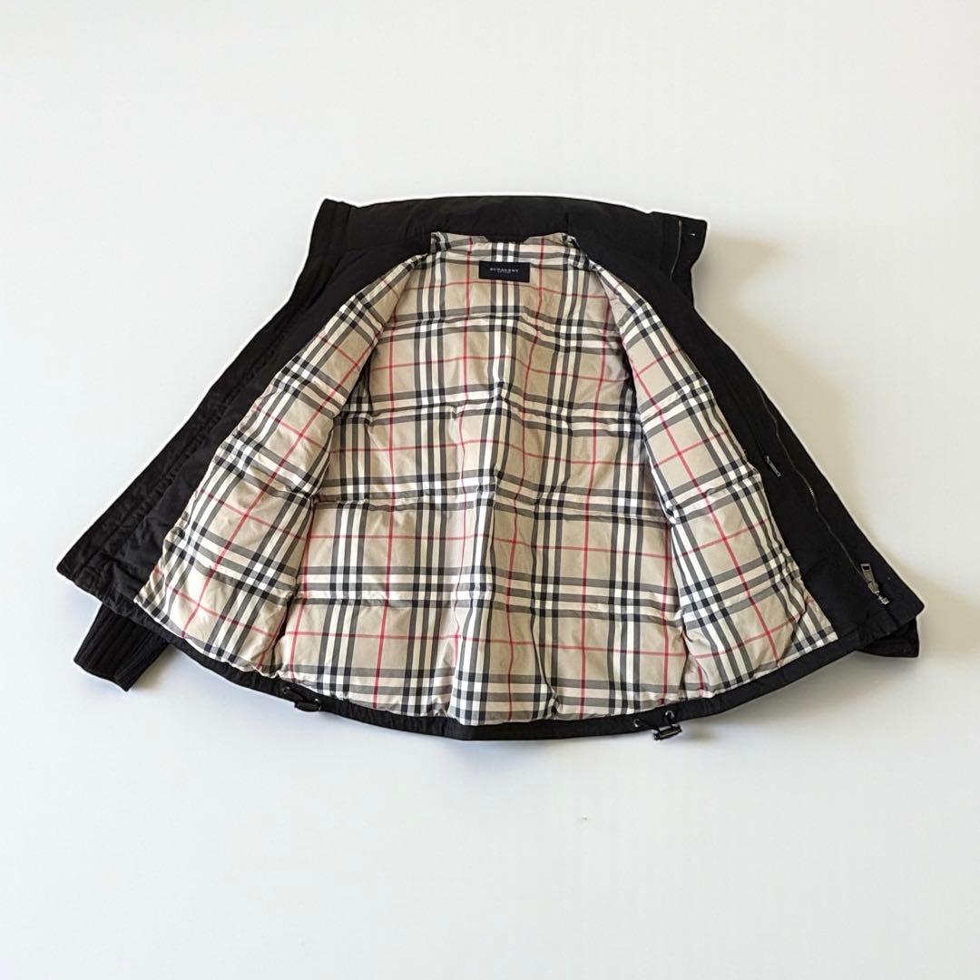 BURBERRYダウンジャケット袖ニット2WAY正規品メンズバーバリー革