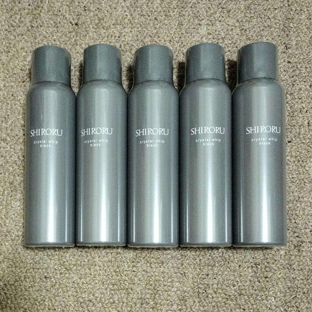 【新品未開封】SHIRORUシロル クリスタルホイップ ブラック 5本セット SHIRORU（シロル） SHIRORU公式 シロル正規品 クリスタルホイップ