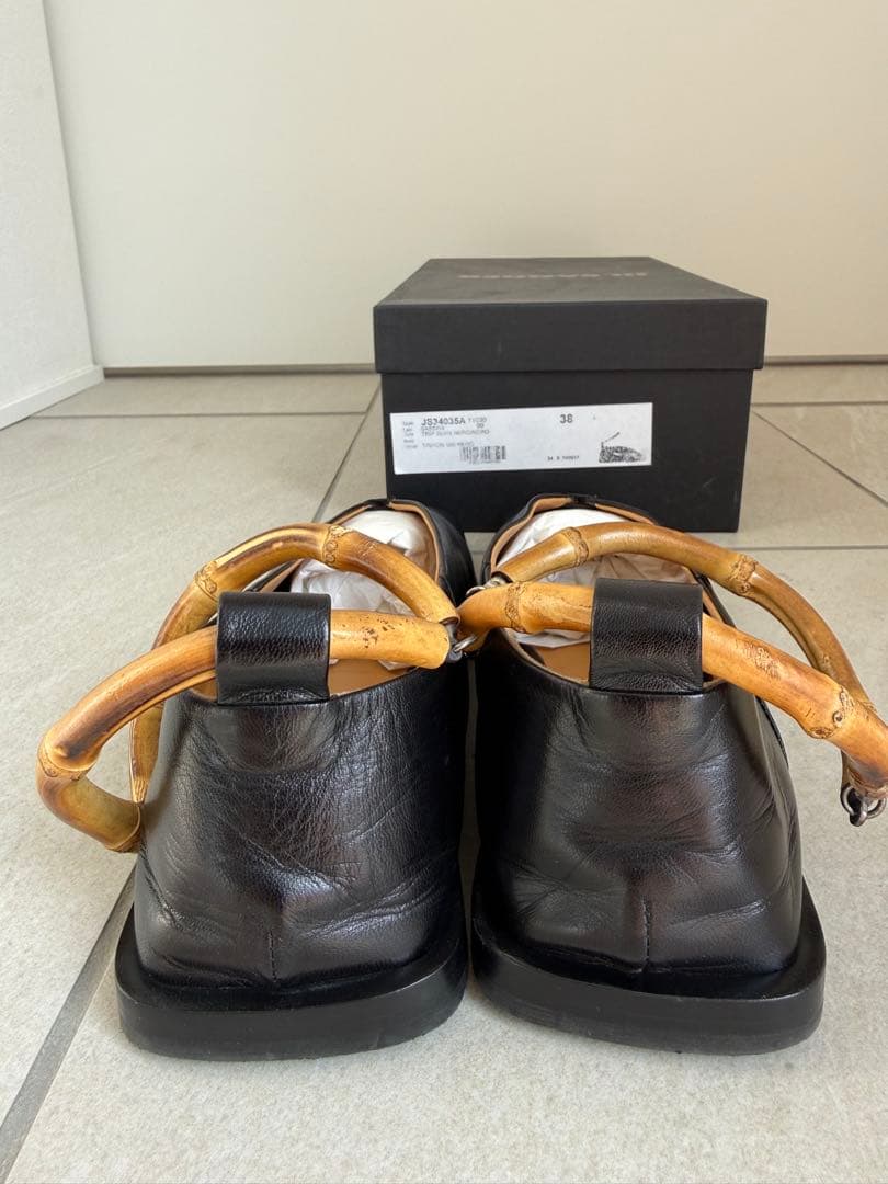 JIL SANDER バンブーハンドル フラットシューズ - メルカリ