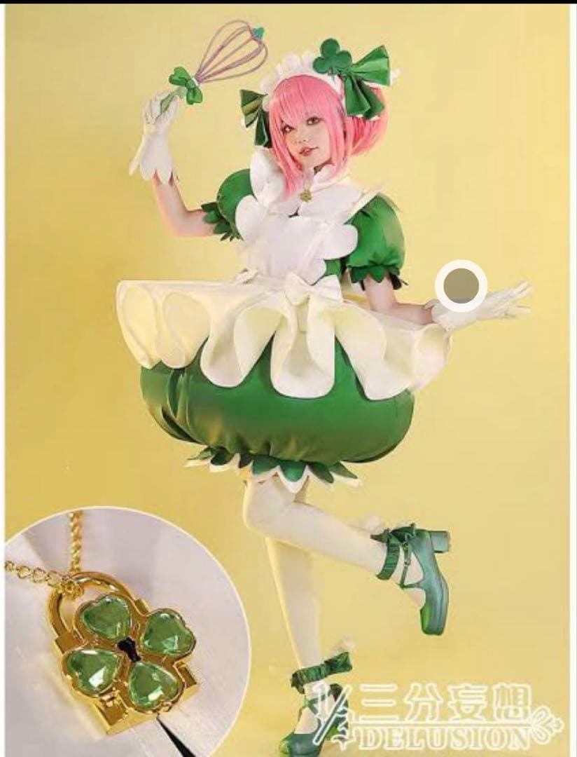 三分妄想 しゅごキャラ アミュレットクローバー コスプレ衣装 Lサイズ