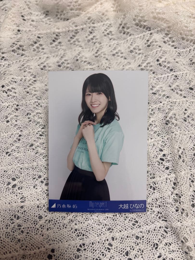 乃木坂46 生写真 『My respect』ライブTシャツ 大越ひなの - メルカリ
