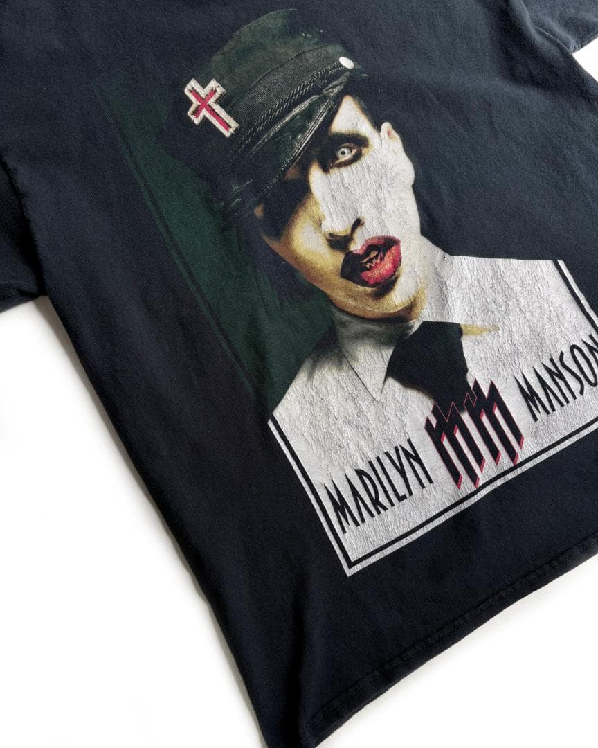 2014 \" MARILYN MANSON \" バンド Tシャツ USED］2014 
