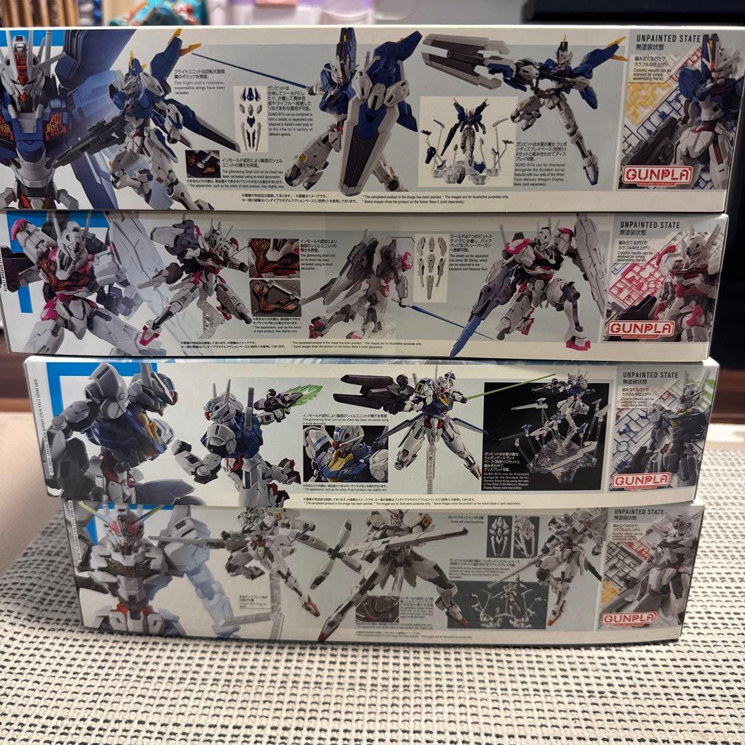 HG ガンプラ 水星の魔女5種セット + デカール - メルカリ