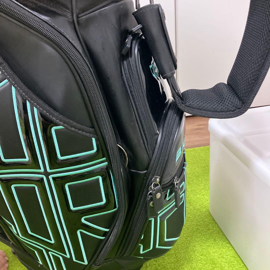 コーンズ様専用BALDO キャディバッグ ブラック/グリーン - メルカリ