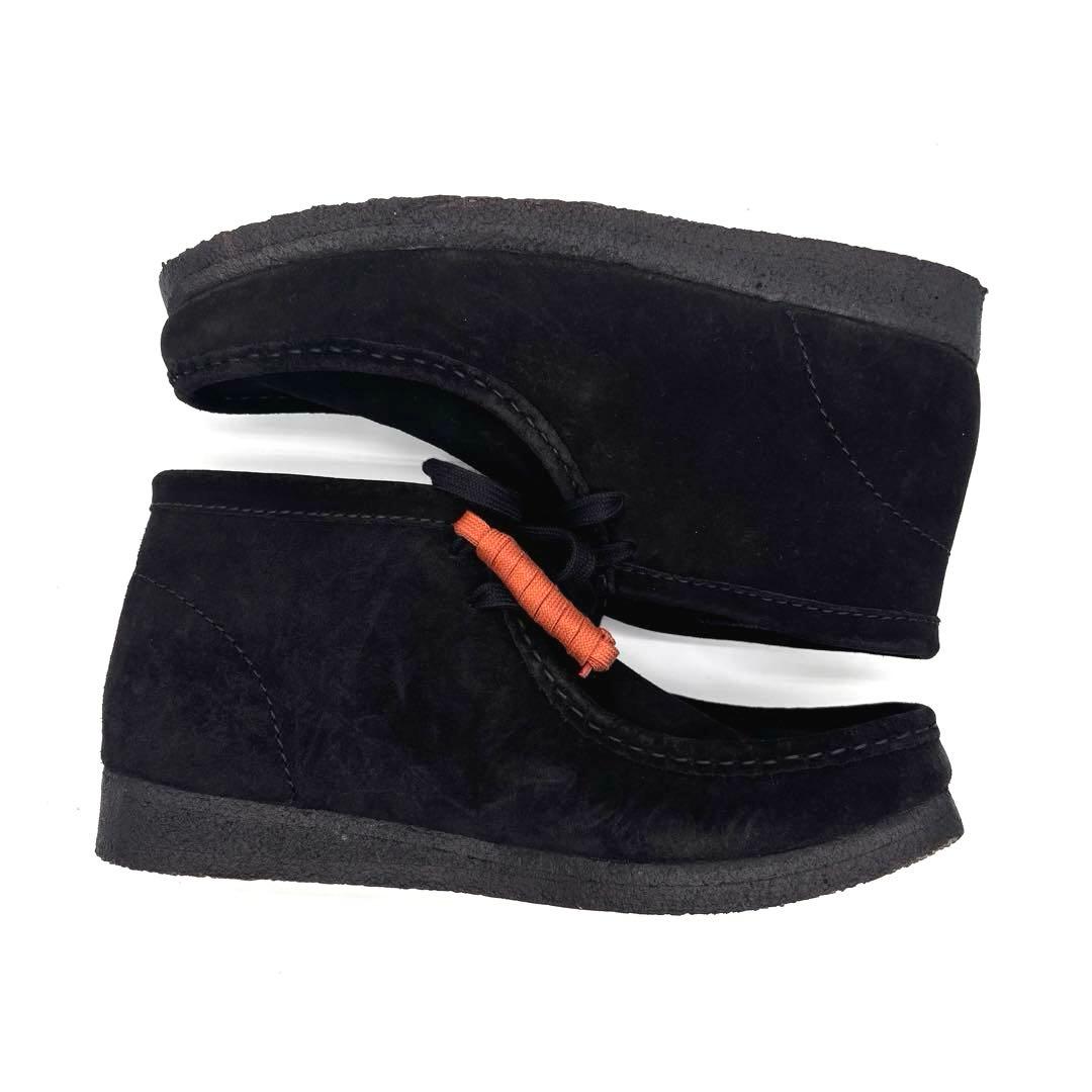 ✨新品✨クラークス　ワラビー　スエード　ブラック　27.5cm　替え紐　箱付き