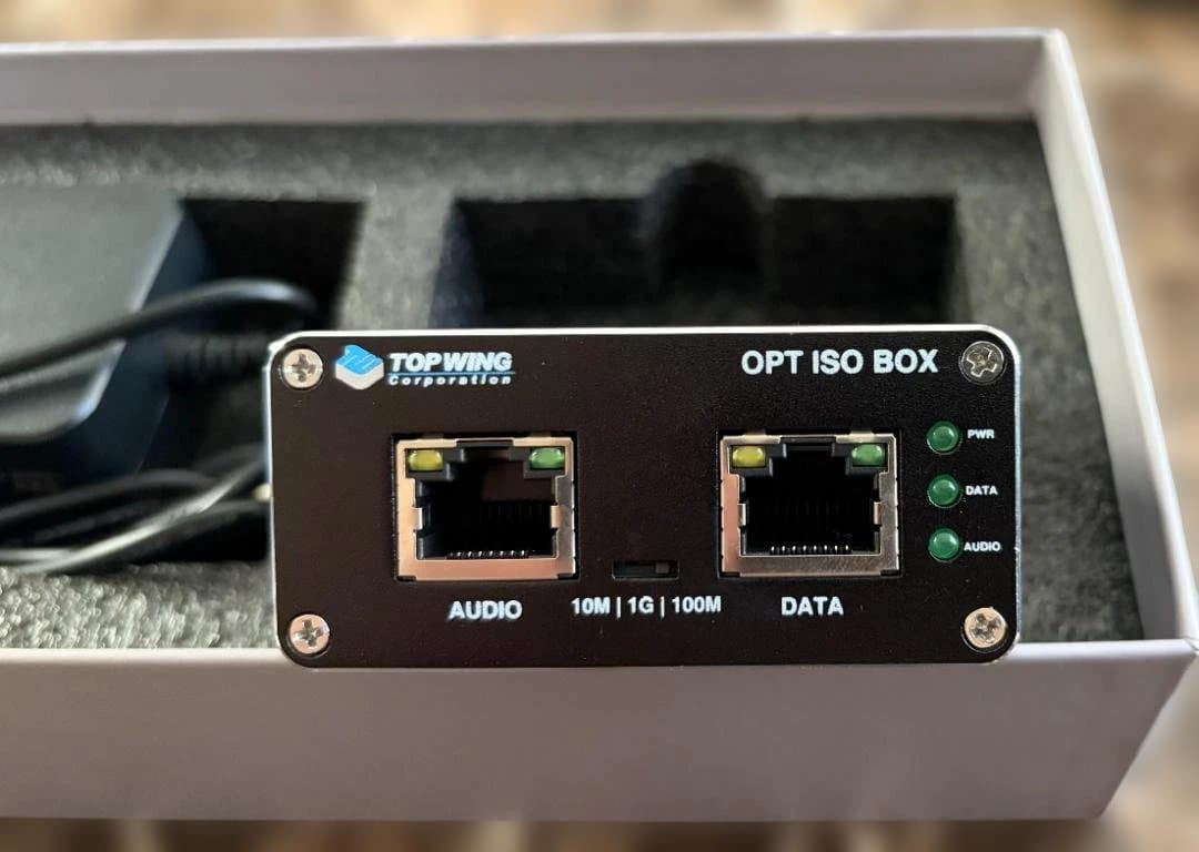 TOP WING オプティカルLANアイソレーター OPT ISO BOX - メルカリ