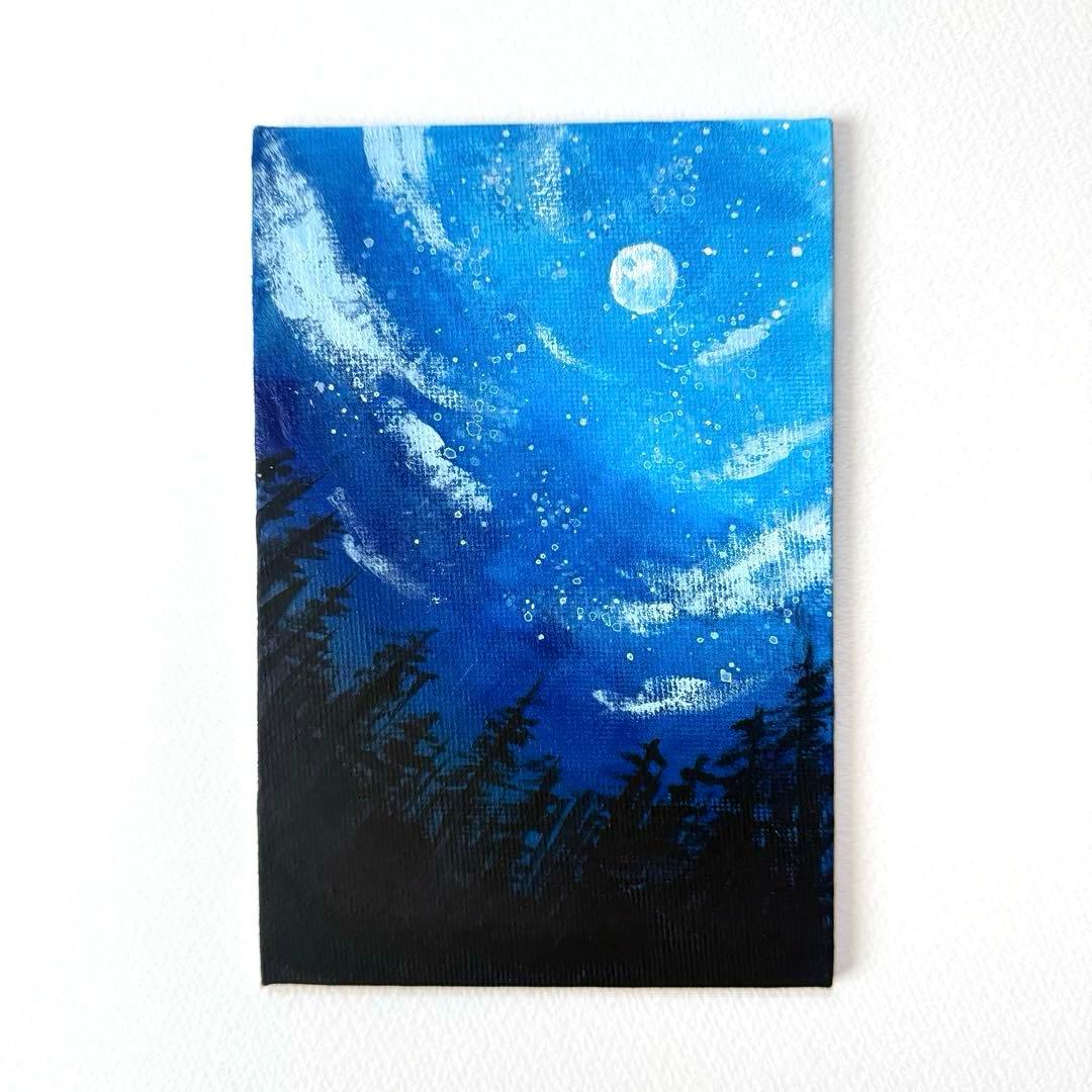 夜空】 アクリル画 原画 一点物 - メルカリ
