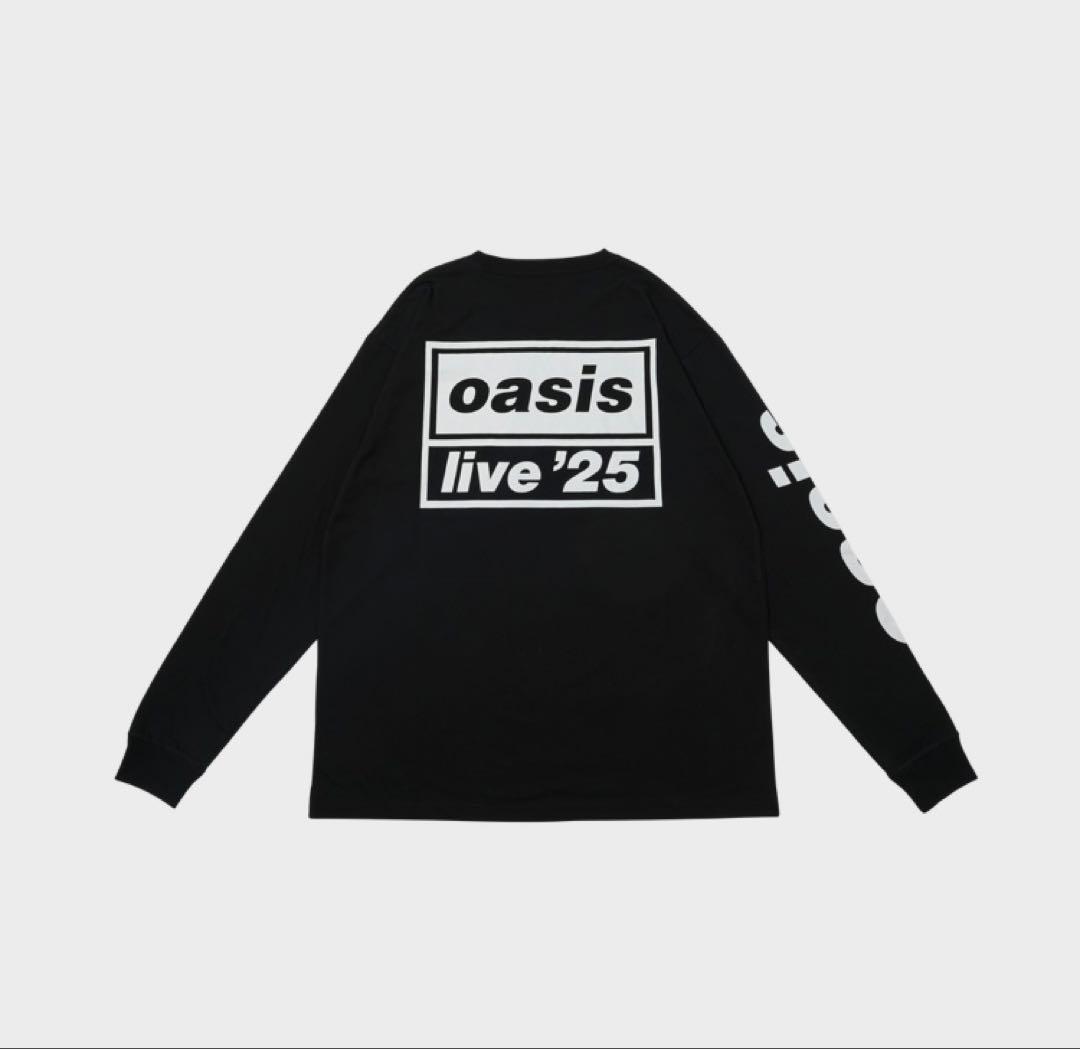 新品未使用】oasis live '25 ロングスリーブTシャツ ブラック - メルカリ