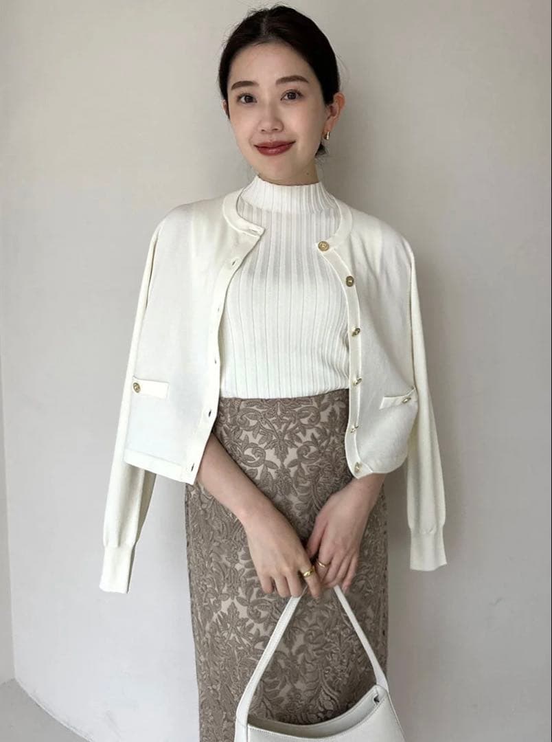 25SS 美品 anuans ニットアンサンブル 2点セット F アニュアンス