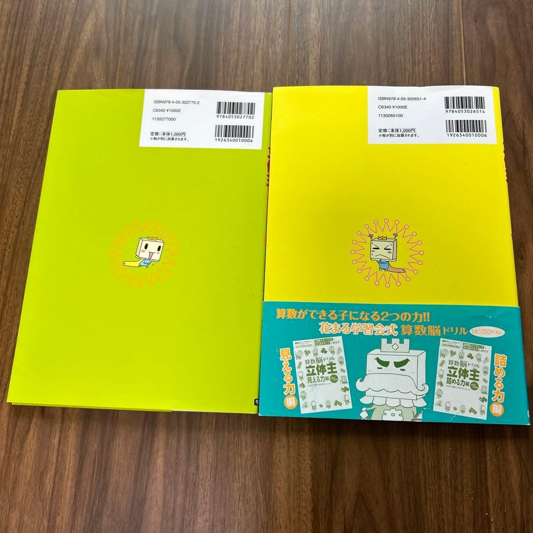 算数脳ドリル立体王 やさしいキューブ100 、たのしいキューブ100 2冊