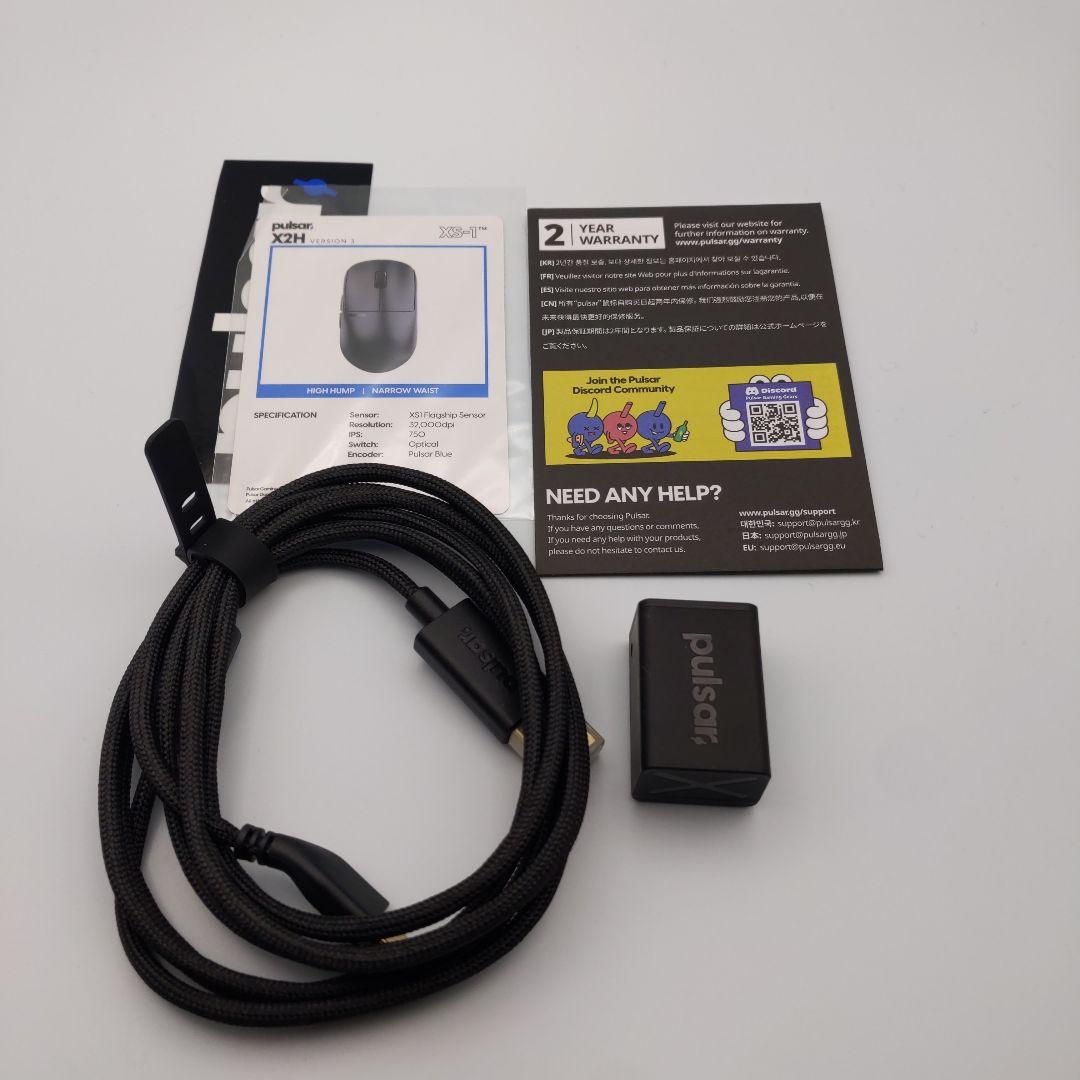 美品】 Pulsar X2H v3 Medium Black 8Kドングル付 - メルカリ