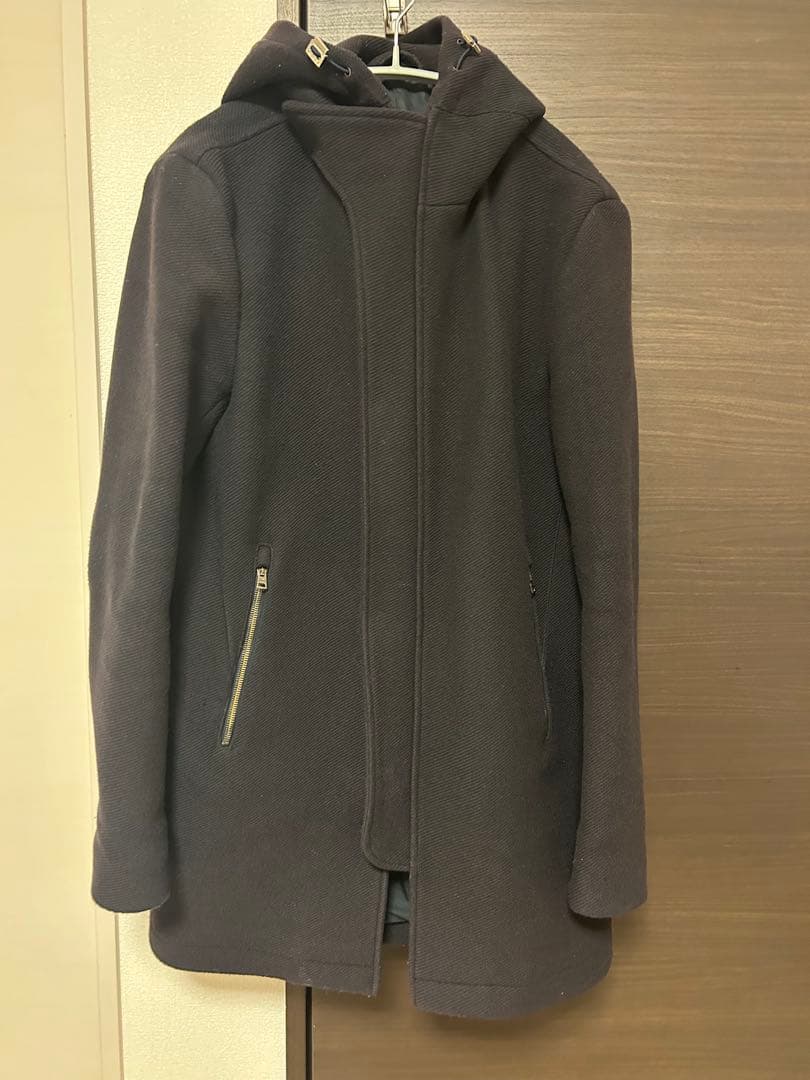 ほっこり様専用Herno ダッフルコート フード付き ダークネイビー