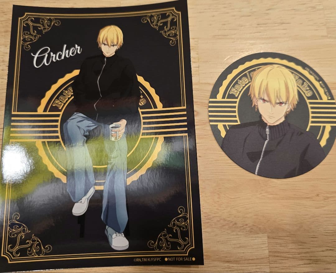 fate/strange fake cafe ギルガメッシュ 缶バッジ カード - メルカリ