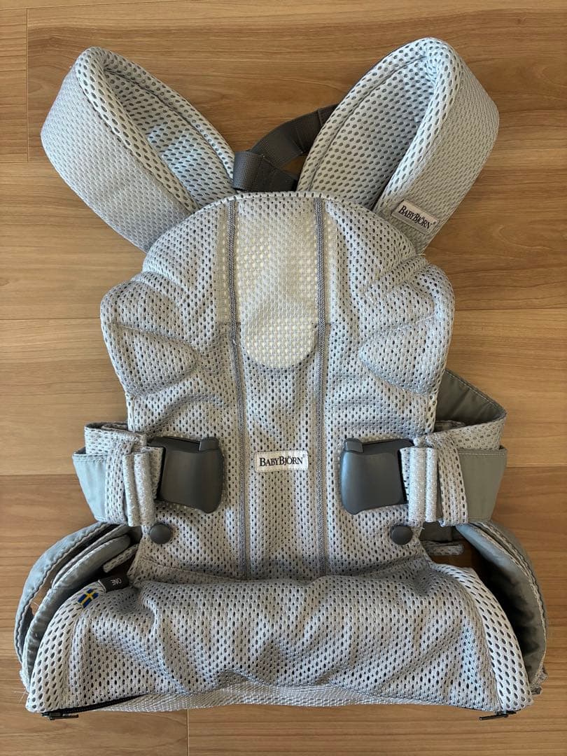 BabyBjorn ベビービョルン メッシュ抱っこ紐 グレー - メルカリ