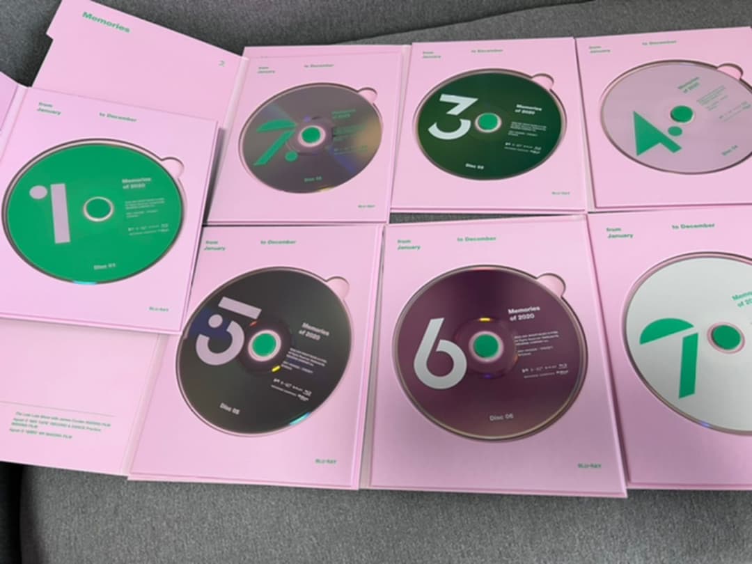 BTS 2020memories Blu-ray ジン抜け無し - メルカリ