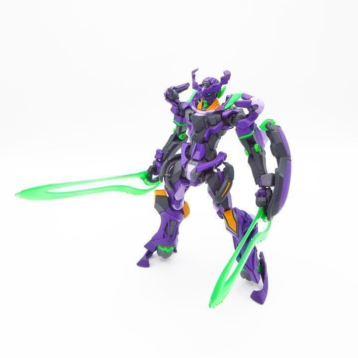 HG GQuuuuuuX ジークアクス エヴァ初号機 全塗装 完成品 ガンプラ