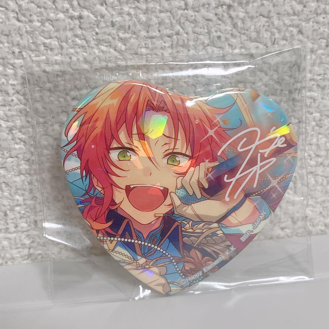 あんスタ とるパカ 月永レオ 瀬名泉 ハート缶バッジ - メルカリ