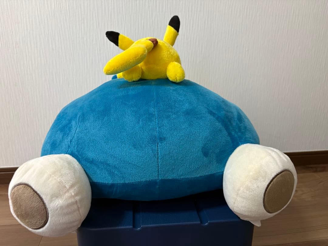 ポケモン 一番くじ B賞 カビゴン＆ピカチュウぬいぐるみ - メルカリ