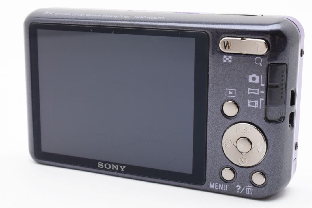 美品】SONY Cyber-shot DSC-W570 バイオレット 動作OK
