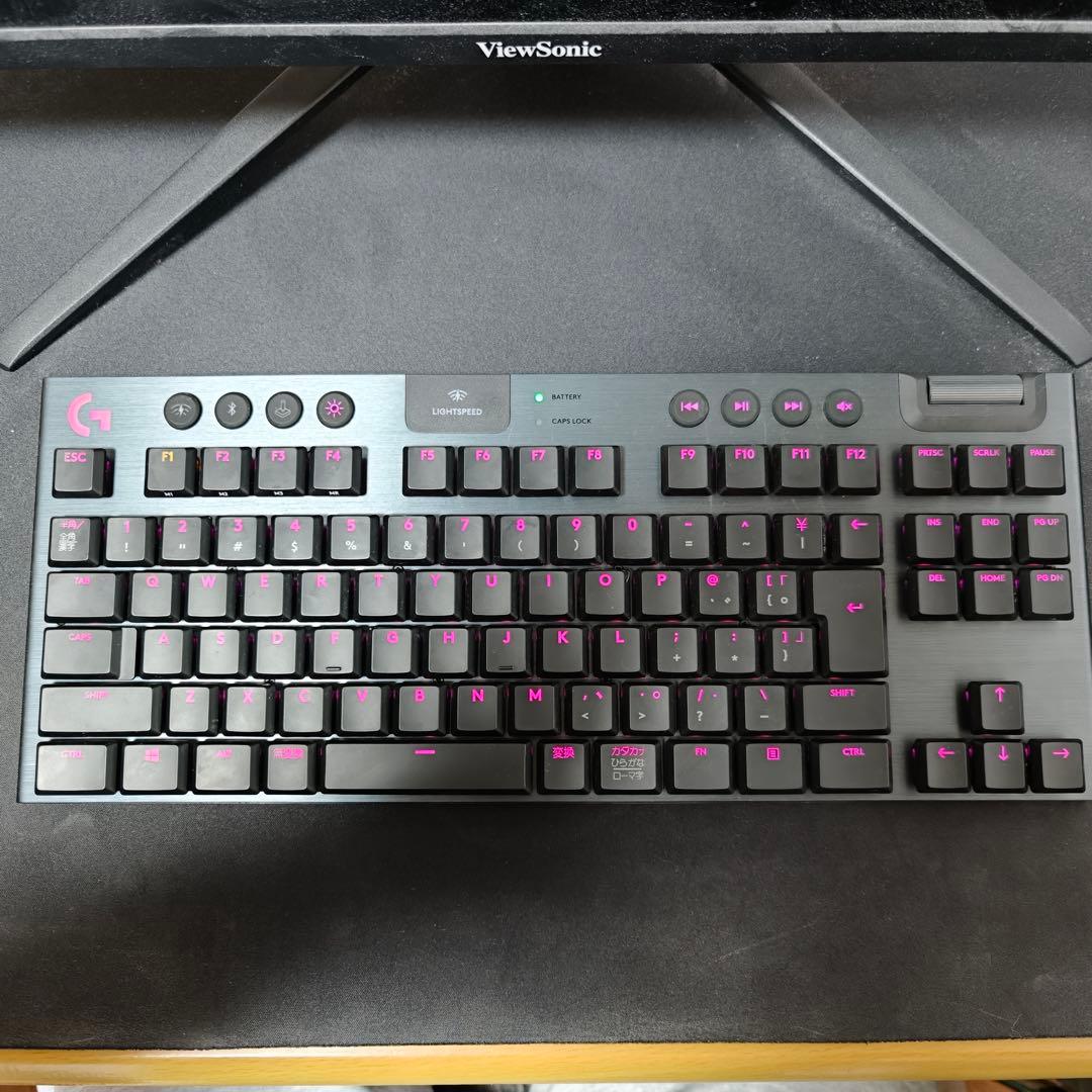 Logicool G913 TKL リニア(赤軸) 日本語配列　ブラック Logicool ゲーミングキーボード【G913/TKLテンキーレス/リニア(レッド