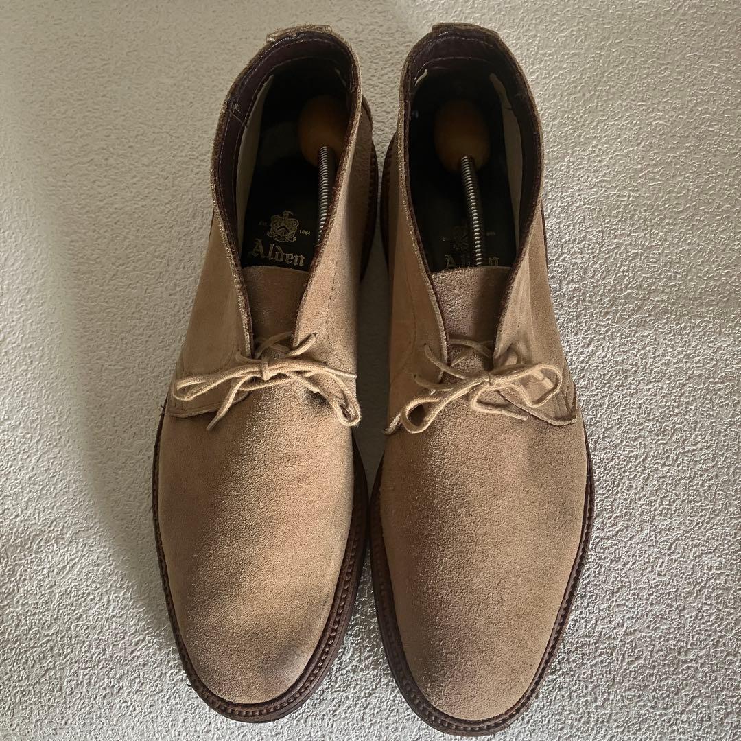 オールデン チャッカブーツ スエード ALDEN1494？ - メルカリ